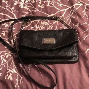 Black vegan crossbody